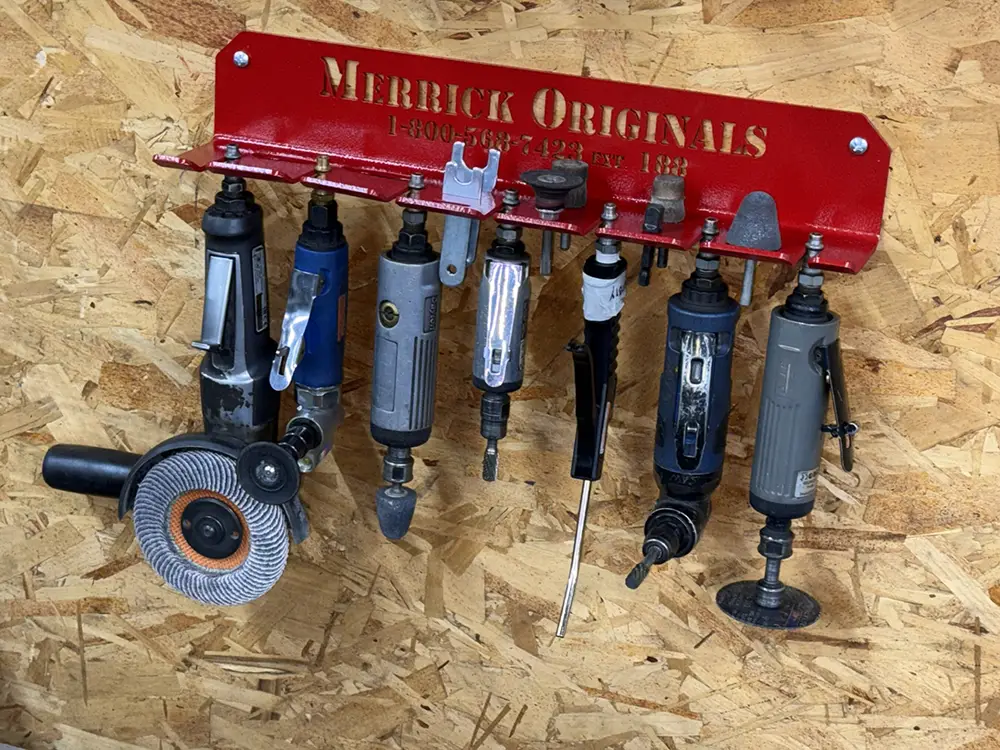Air tools and accessories rack